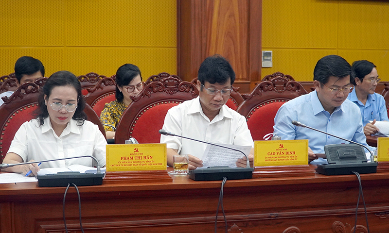 Đại biểu dự hội nghị.