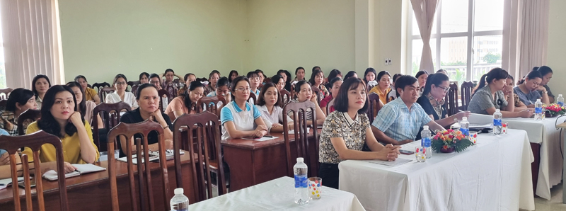 Các hội viên tham gia lớp tập huấn.