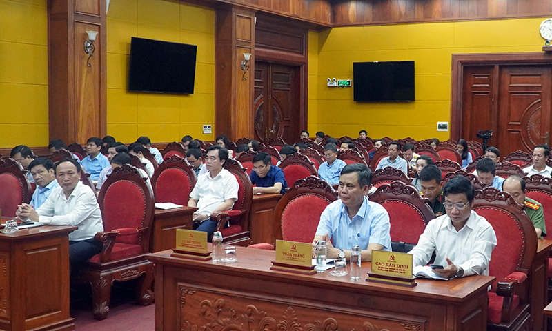 Đại biểu dự hội nghị tại phiên buổi chiều 29/9