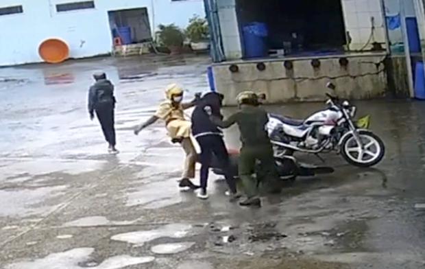 Hình ảnh cắt từ clip.