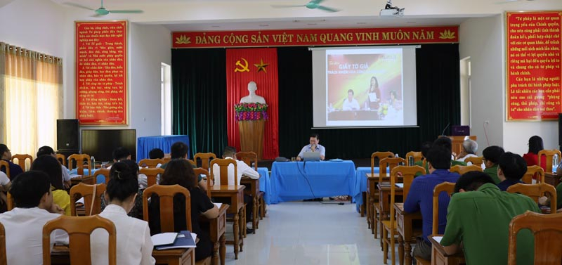 Các học viên tham dự lớp tập huấn (ảnh bổ sung để BTV tùy chon)