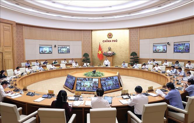 Quang cảnh Phiên họp Chính phủ thường kỳ tháng 9 năm 2022. Ảnh: Dương Giang/TTXVN