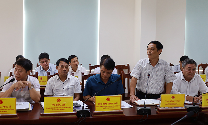 Các đại biểu phát biểu thảo luận.