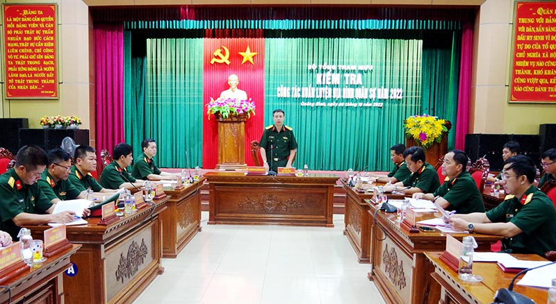 Đoàn công tác quán triệt nội dung kiểm tra