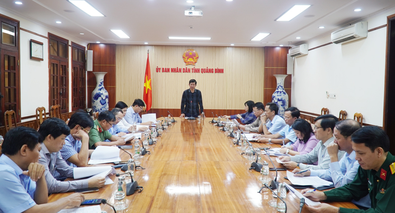 Toàn cảnh buổi họp bàn về Kế hoạch tổ chức Lễ Tưởng niệm các Anh hùng Liệt sỹ tại Hang Tám TNXP và Đường 20 Quyết Thắng.
