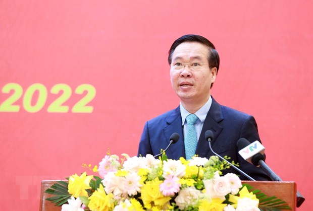 Thường trực Ban Bí thư Võ Văn Thưởng. (Ảnh: Phương Hoa/TTXVN)