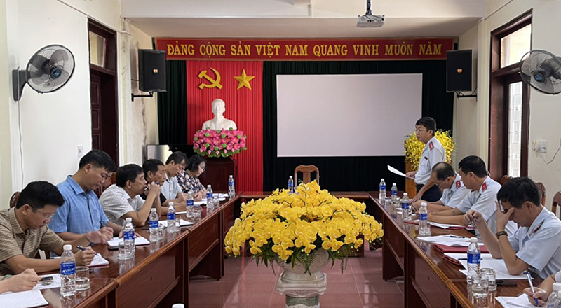 Thanh tra tỉnh công bố thanh tra trách nhiệm của người đứng đầu trong công tác PCTN, TC tại Sở Văn hóa và Thể thao.