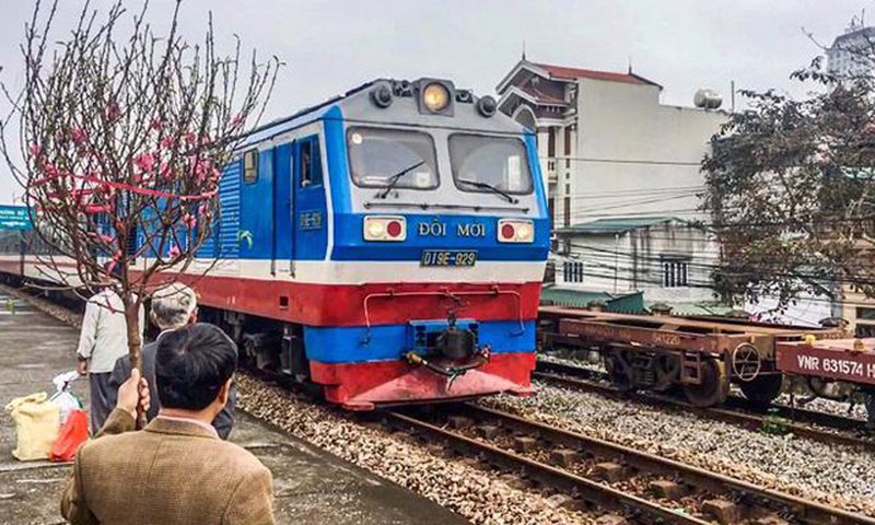 Vé tàu Tết giảm tùy theo thời gian mua vé và đi tàu