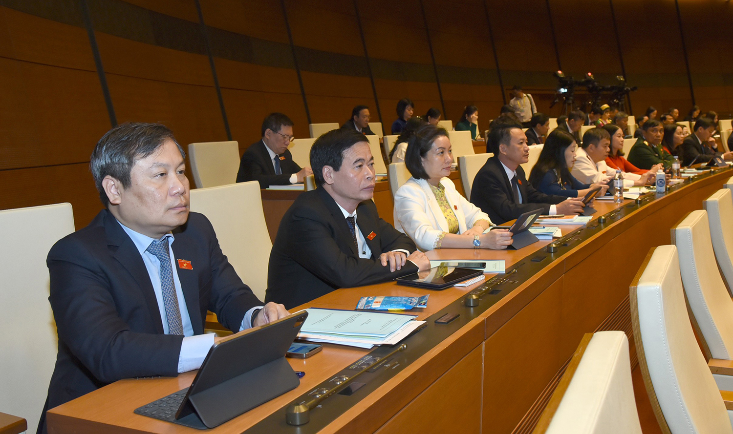 ​Đoàn ĐBQH tỉnh Quảng Bình tại phiên khai mạc