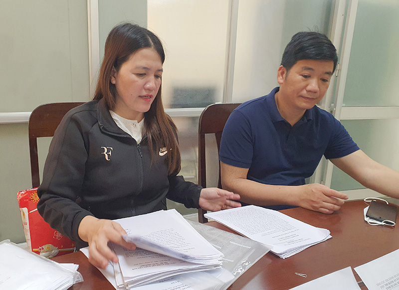 Ông Hoàng Kim Duy đến phản ánh sự việc tại Báo Quảng Bình.