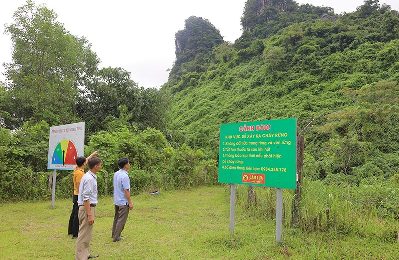 Hoạt động kiểm tra thực tế tại Khu tái thả bán hoang dã Voọc Hà Tĩnh và Voọc Chà vá chân nâu.