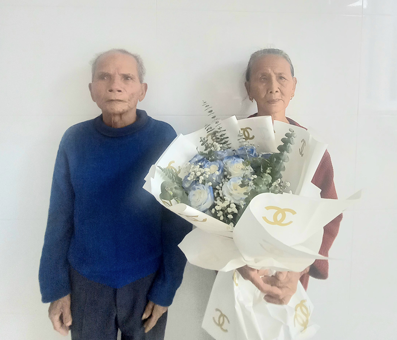 Vợ chồng ông Nguyễn Cháu và bà Trương Thị Thỉ.                                                                    