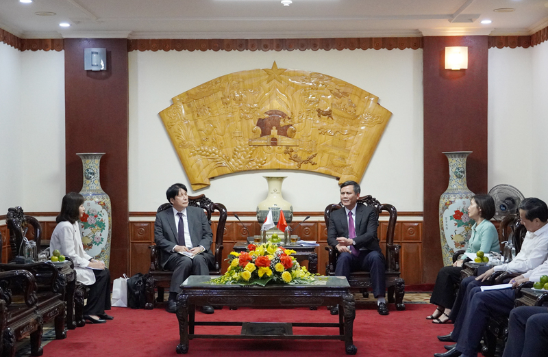 Quang cảnh buổi tiếp.