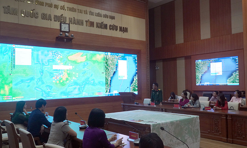 Trung tâm Quốc gia điều hành TKCN được đầu tư, trang bị hiện đại, đáp ứng yêu cầu xử lý các tình huống khẩn cấp