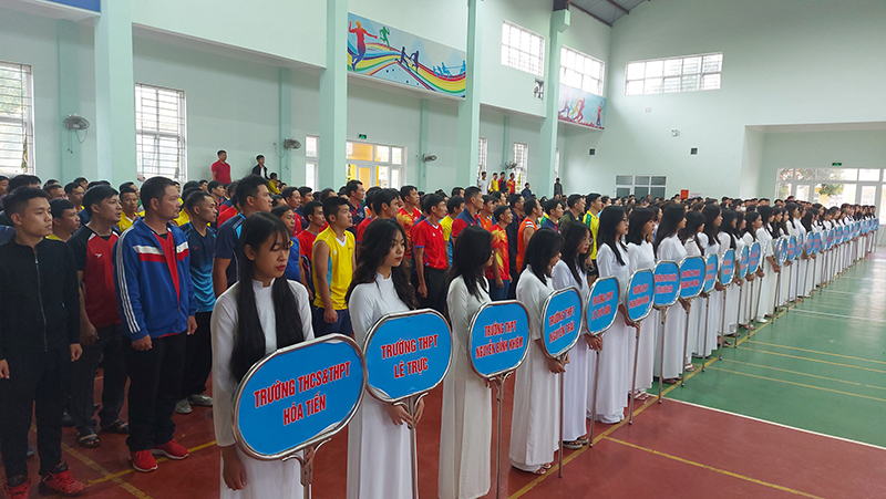 Giải quy tụ 40 đoàn thể thao tham gia. 
