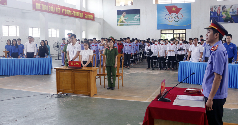  Kịch bản phiên tòa giả định do các cơ quan tố tụng xây dựng sát đúng với tình huống thực tế xảy ra.