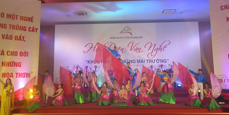 Một tiết mục ấn tượng tại hội diễn.