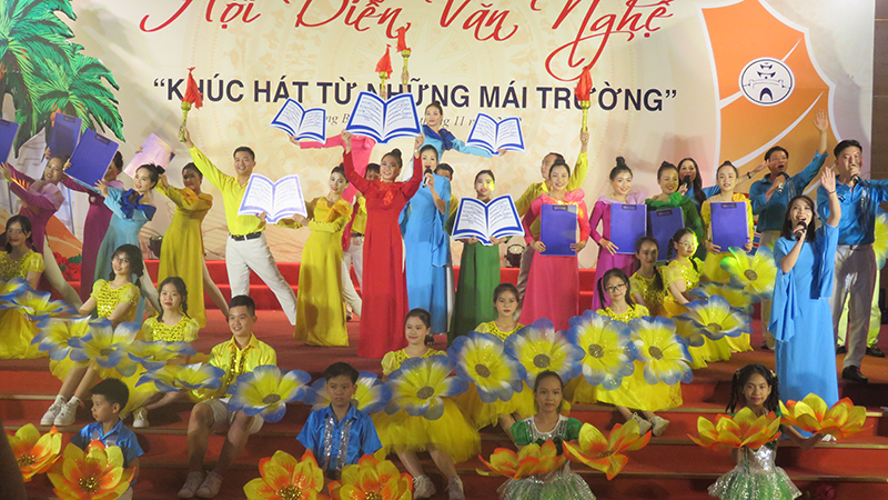 Hát, múa là thể loại được sử các đơn vị sử dụng nhiều nhất trong hội diễn