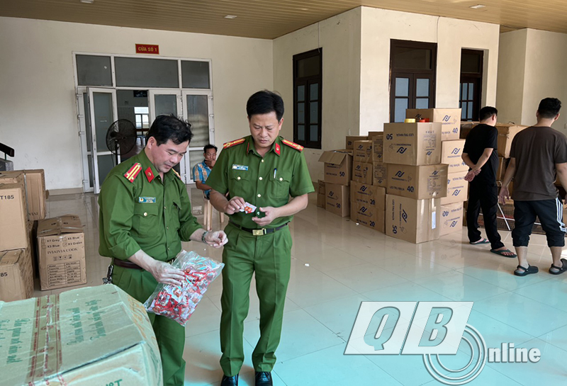 Số hàng hóa không có hóa đơn, chứng từ đang được Công an tỉnh tạm giữ để xử lý theo quy định.