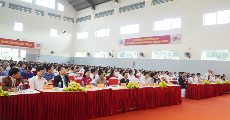 Các đại biểu tham dự lễ kỷ niệm.