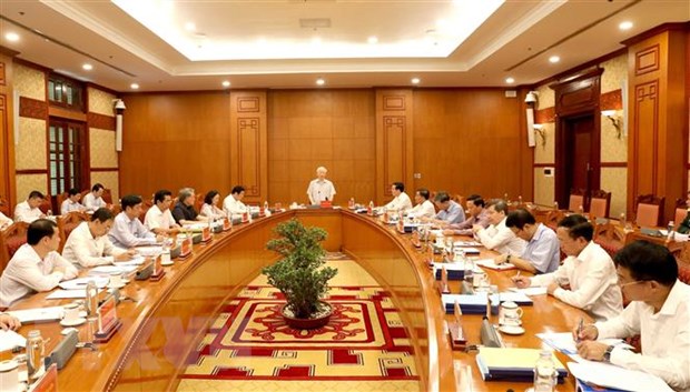Quang cảnh cuộc họp. (Ảnh: Phương Hoa/TTXVN)