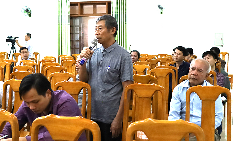 Cử tri TP. Đồng Hới bày tỏ tâm tư, nguyện vọng.