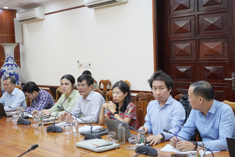 Đoàn công tác của WB và Dự án FMCR Trung ương.