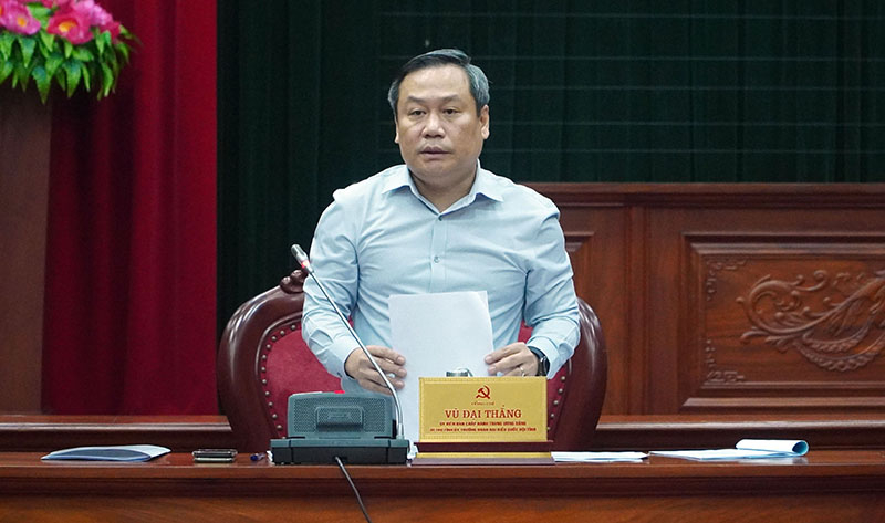 Đồng chí Bí thư Tỉnh ủy Vũ Đại Thắng: Đánh giá khách quan kết quả năm 2022, đề ra mục tiêu phát triển phù hợp trong năm 2023 và của nhiệm kỳ