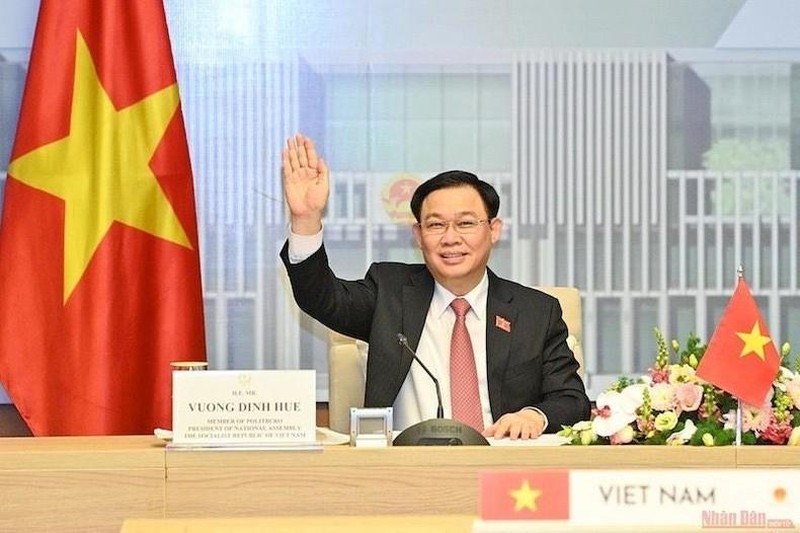 Chủ tịch Quốc hội Vương Đình Huệ. (Ảnh: DUY LINH) VĂ