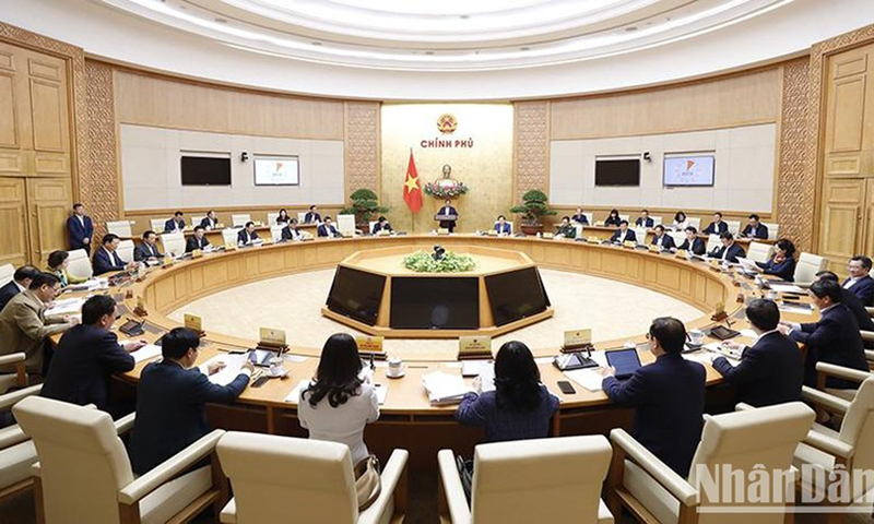 Toàn cảnh phiên họp Chính phủ thường kỳ tháng 11.