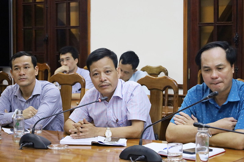  Đại diện các sở, ban, ngành, địa phương liên quan thảo luận kế hoạch phối hợp trong thời gian tới. 