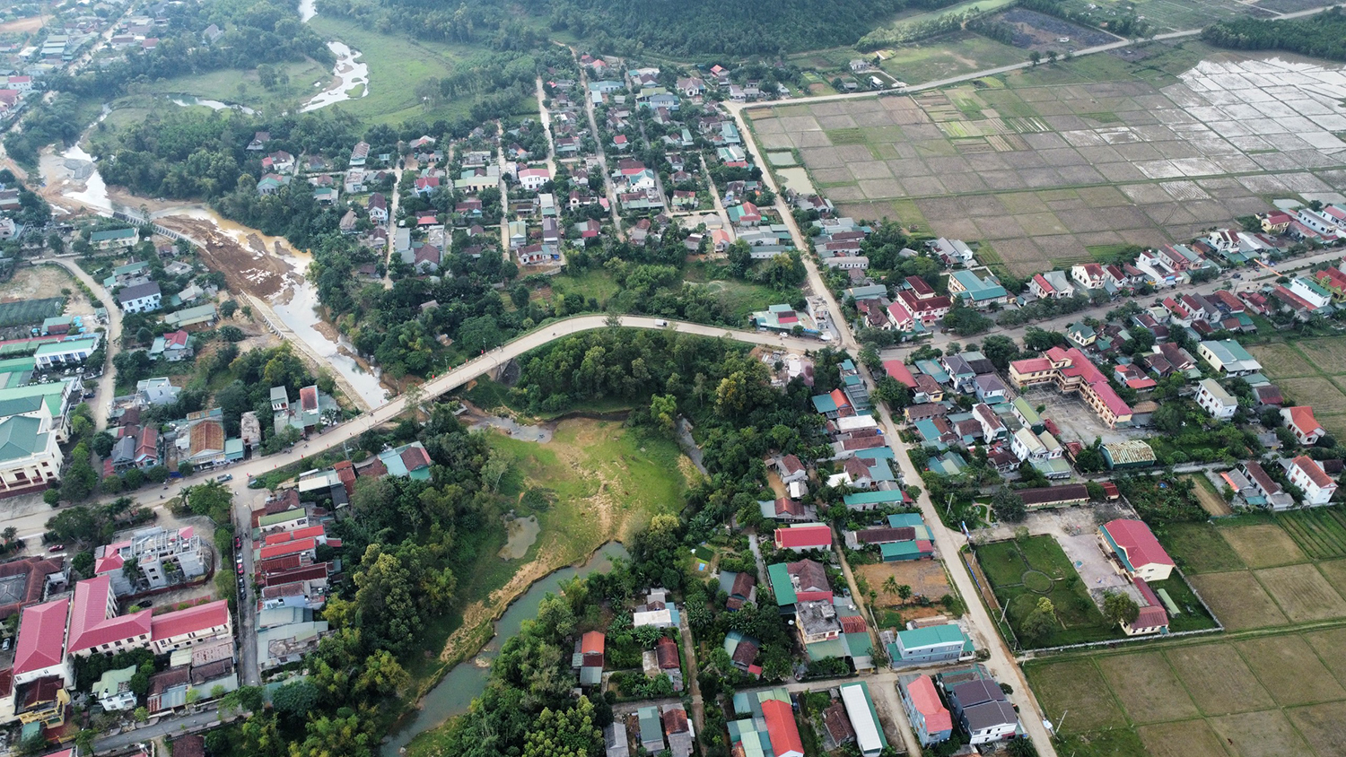Toàn cảnh TDP 3, thị trấn Quy Đạt (Minh Hoá)