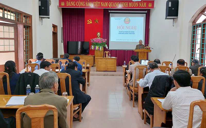Hội nghị sơ kết 3 năm xây dựng vườn mẫu NTM