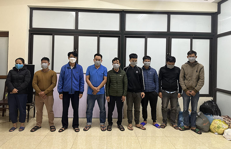 Các đối tượng có liên quan đến hình thức cá độ bóng đá.
