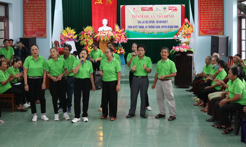 Các hoạt động văn hóa, văn nghệ, nâng cao đời sống tinh thần cho hội viên luôn được các cấp Hội Người cao tuổi quan tâm.