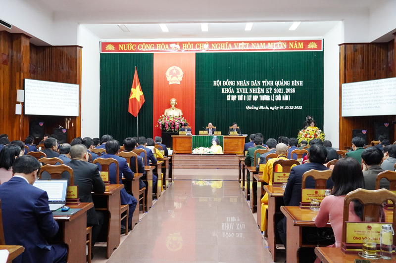Toàn cảnh phiên khai mạc kỳ họp.