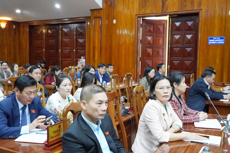 Các đại biểu dự kỳ họp.