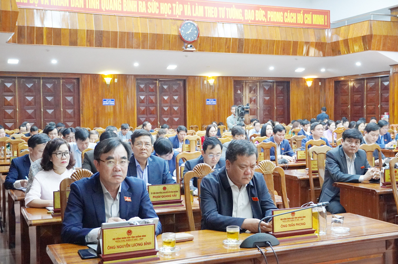 Các đại biểu dự kỳ họp.
