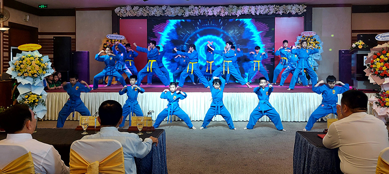 Màn biểu diễn võ thuật ấn tượng tại lễ kỹ niệm