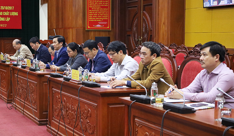 Các đại biểu dự hội nghị.