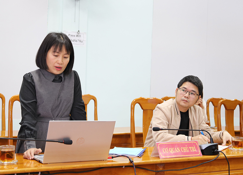 Đại diện cơ quan chủ trì tiếp thu ý kiến.