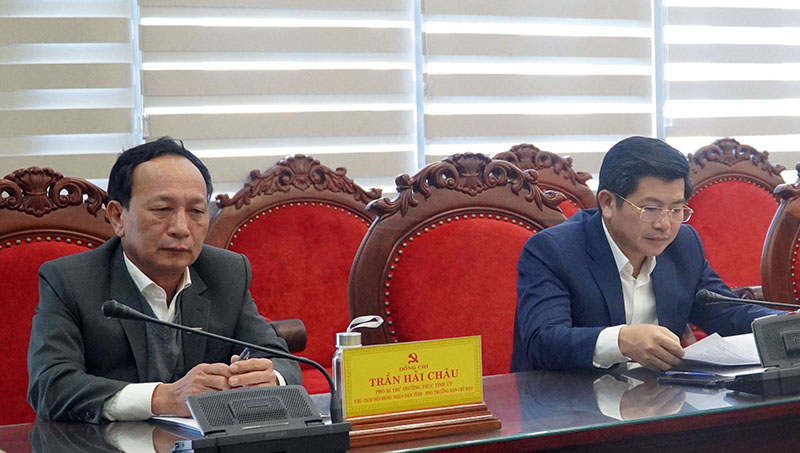 Các đồng chí trong Ban Chỉ đạo PCTN,TC tại hội nghị