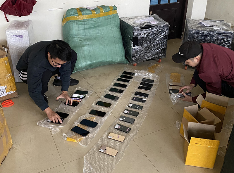 Nhiều mặt hàng điện tử không có hóa đơn, chứng từ.