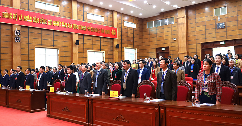 Các đại biểu dự đại hội.