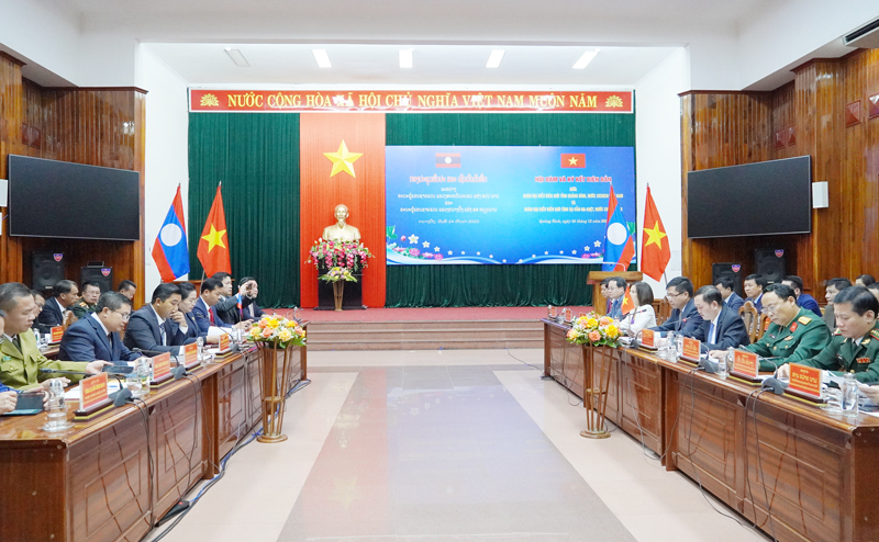 Quang cảnh cuộc hội đàm.
