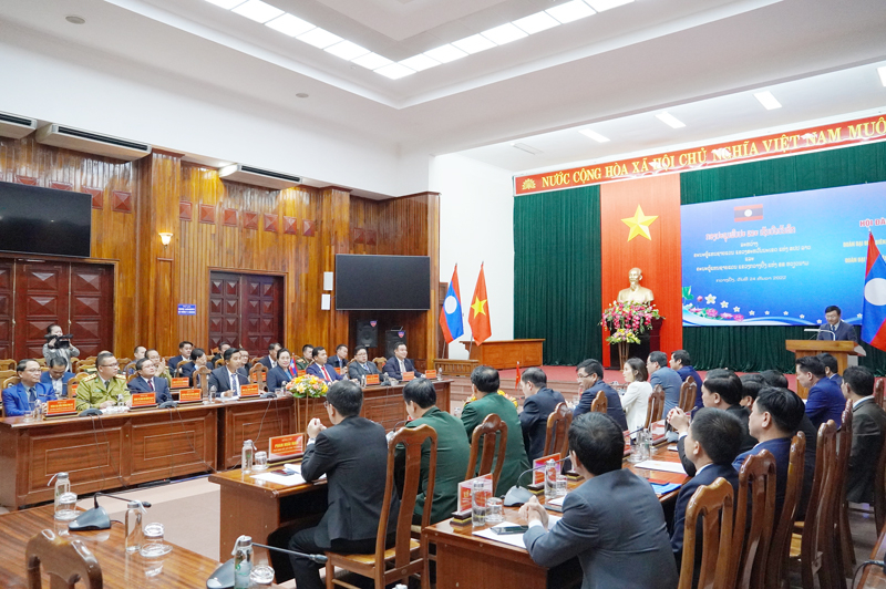 Quang cảnh cuộc hội đàm.