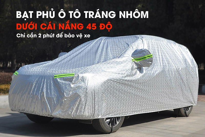 Bạt phủ ô tô tráng nhôm