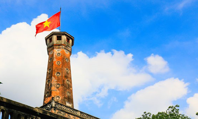  Cột cờ Hà Nội (Nguồn: Internet).