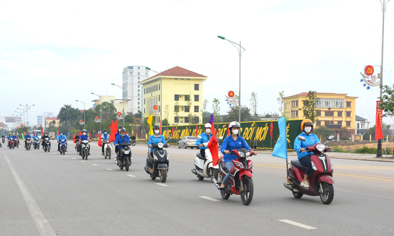 Tuyên truyền xây dựng văn minh đô thị.