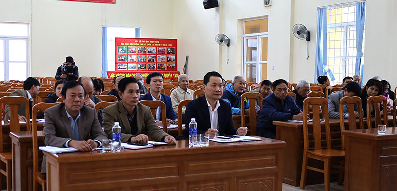 Các đại biểu dự buổi TXCT.